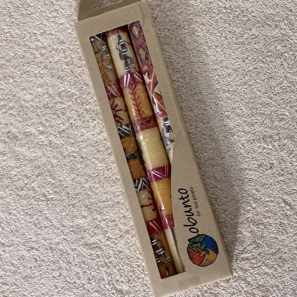 NOBUNTO For The People Tribal Tall Candlesticks x3 Candles - Picture 9 of 9